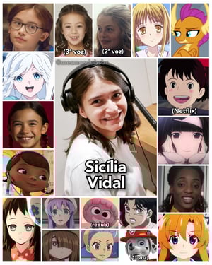 This is the Avatar Image for the Doutora Brinquedos (Sicilia Vidal) AI Voice and Text to Speech Generator